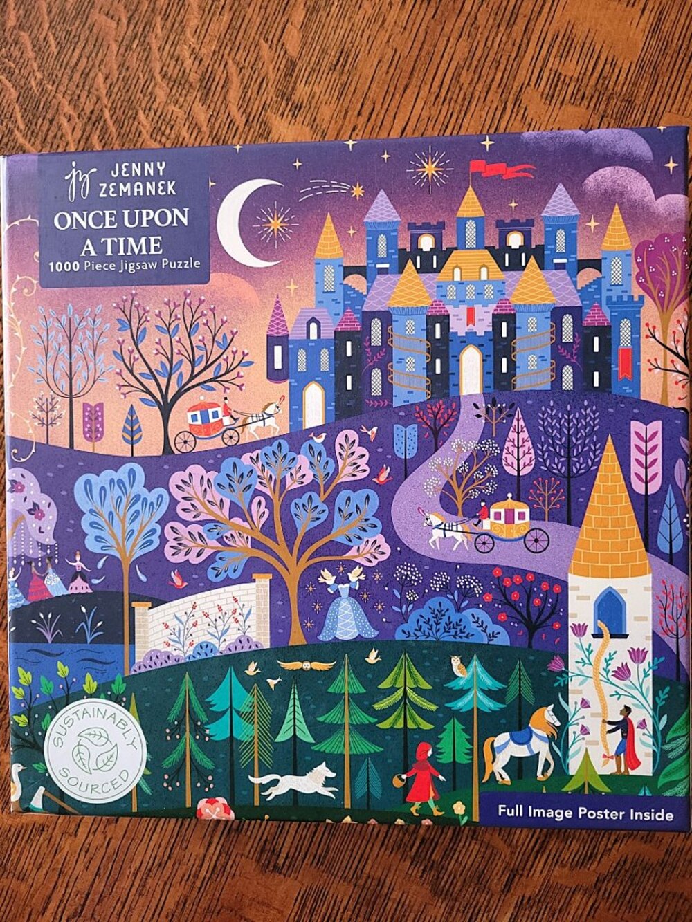 Brand New! Once Upon a Time Fairy Tale 1000pc jigsaw puzzle by Jenny Zemanek